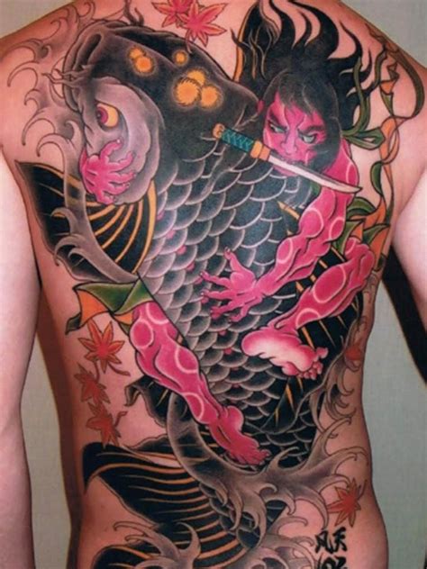 tatuajes yakuza espalda|47 Tatuajes Yakuza o de la terrible mafia japonesa